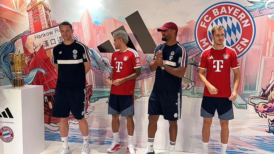 Bayern-Stars auf einem Sponsoren-Termin. Bayern-Stars auf einem Sponsoren-Termin.