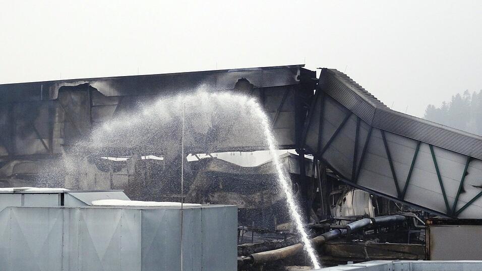 Die H&auml;hnchenschlachterei ist nur noch eine Ruine. Foto: ih