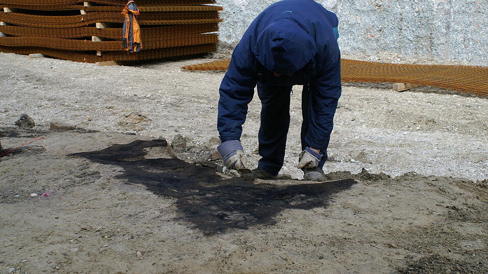 Aufregende Funde machten die Arch&auml;ologen am Kollerparkplatz. (Fotos: r&uuml;d)