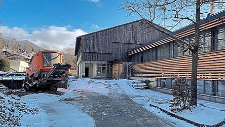 Es geht voran mit der Sanierung der Grund- und Mittelschule. Sie soll in diesem Jahr im Wesentlichen abgeschlossen werden.