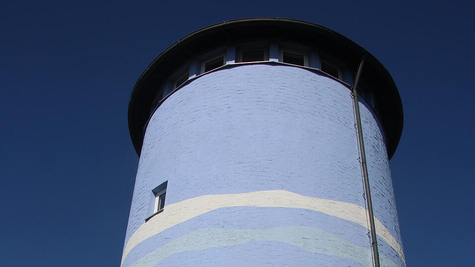 Der Wasserturm in Fichtheim kann besichtigt werden.