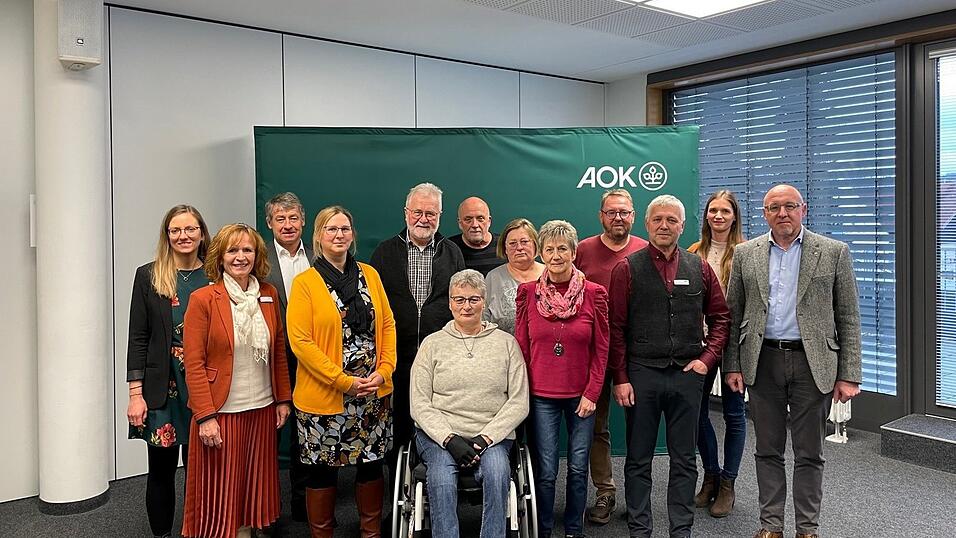 Die AOK lud zum Austausch die Selbsthilfegruppen ein.