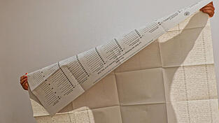 105 Zentimeter breit und 75 Zentimeter lang, die Wahlzettel zum Kreistag k&ouml;nnen durchaus umfangreich sein - oder ziemlich reduziert, wenn etwa bei der Wahl zum B&uuml;rgermeister nur ein Kandidat zur Wahl steht.