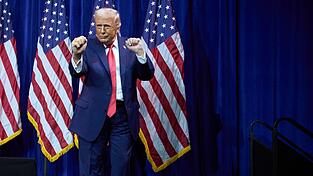 F&uuml;r ihn sind viele seiner durchgesetzten Z&ouml;lle eine Freude: US-Pr&auml;sident Donald Trump. (Archivbild)
