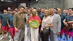 Diesen Sonntag gibt's im ZDF eine Quiz-Sendung zum Fernsehgarten. Diesen Sonntag gibt's im ZDF eine Quiz-Sendung zum Fernsehgarten.