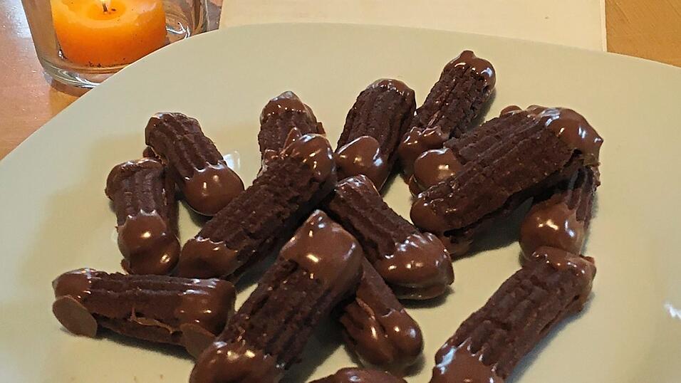 Nougat-Stangen.
