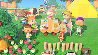 Im neuen 'Animal Crossing: New Horizons' für die Nintendo Switch besiedelt man eine einsame Insel.