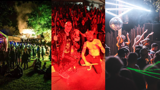 Ob bei 'AgratAmAgatha' in Riedenburg (l.), beim 'Hard Summer' im Kreis Straubing-Bogen oder bei 'La Mer Sauvage' im Kreis Landshut: Die musikalische Bandbreite bei den ostbayerischen Festivals ist gro&szlig;.