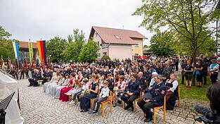 Der Sonntag stand im Zeichen des großen Festtags mit den Nachbarwehren und Ortsvereinen.