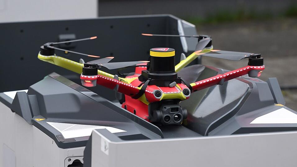 Die Drohnen starten automatisch, sobald die Leitstelle das Kommando gibt.