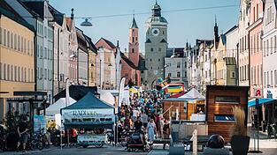 Der Stadtplatz bildete auch beim Erlebnisfestival im September 2025 einen zentralen Anlaufplatz f&uuml;r die Einzelveranstaltungen.
