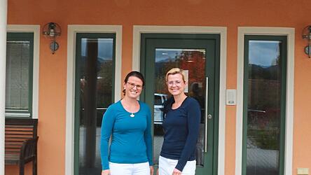 Die Ärztinnen Veronika Hanner (l.) und Barbara Bräu wollen die Praxis von Lisa Kuchler und Peter Utzat in ihrem Sinne weiterführen. Ihre Devise dabei: Gute Medizin und Zeit für die Patienten.