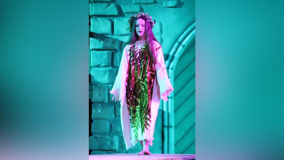 Bilder der Gruppe 'Gr&uuml;n' des Drachenstich-Festspiels.