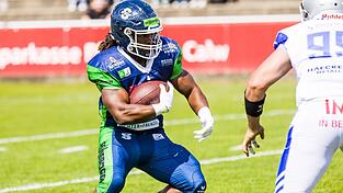 Herausragender Spieler der Straubing Spiders in dieser Saison: Sidney Gibbs. Die 1.253 Yards des Straubinger Running Backs sind ebenso Liga-Bestwert wie seine 17 Touchdowns.