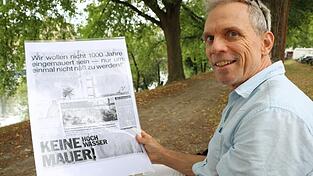 Schon in den Achtzigern bef&uuml;rchteten Anwohner, die Regensburger Donauinseln k&ouml;nnten &bdquo;eingemauert&ldquo; werden. Was die Planungen angeht, ist seitdem aber viel passiert, erkl&auml;rt Rainer Zimmermann, der beim Wasserwirtschaftsamt Projektleiter f&uuml;r den Regensburger Hochwasserschutz ist.