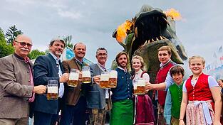 Die schönsten Augenblicke vom Auftakt des Drachenstichfestes am Samstagnachmittag in Furth im Wald.
