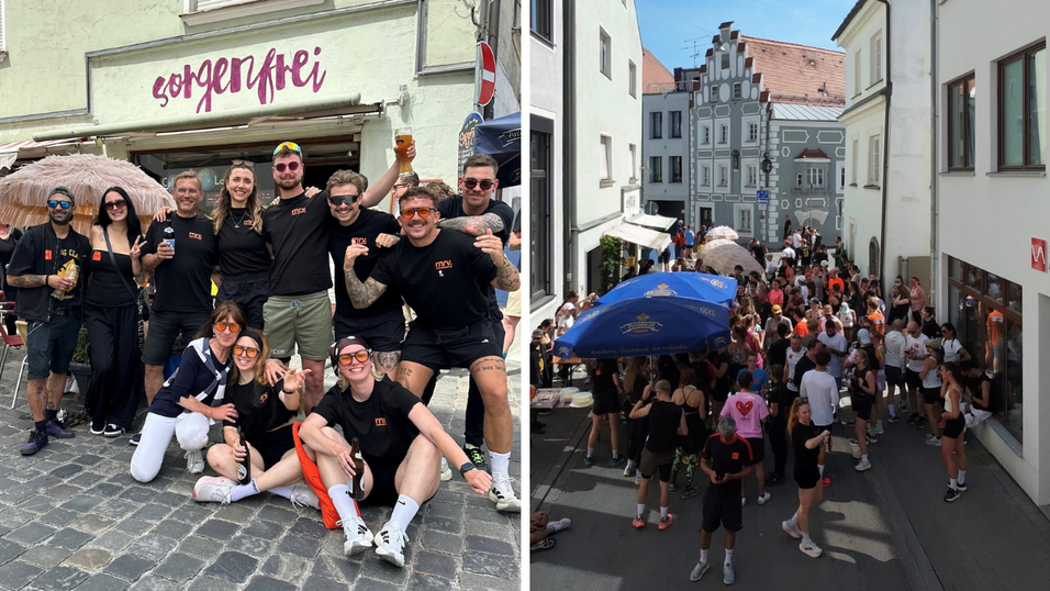 Rund 200 Teilnehmer waren beim Run and Rave am Start. Rund 200 Teilnehmer waren beim Run and Rave am Start.
