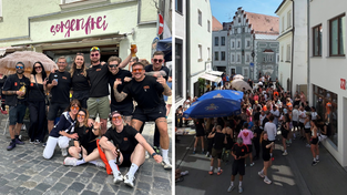 Rund 200 Teilnehmer waren beim Run and Rave am Start.