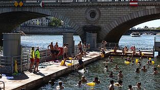 Die Freibäder in der Seine in Paris waren im vergangenen Jahr ein voller Erfolg. Die Freibäder in der Seine in Paris waren im vergangenen Jahr ein voller Erfolg.