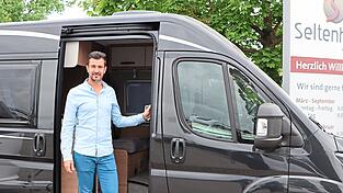 Er campt auch mal selbst, aber nicht am Campingplatz: Dominik Gulder von Seltenhofer Caravaning.