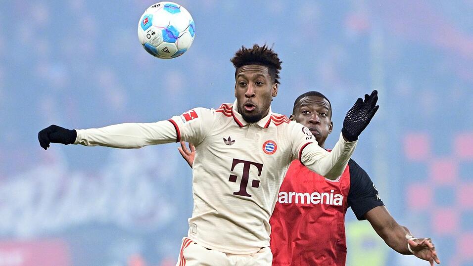 Bayerns Coman blieb blass.
