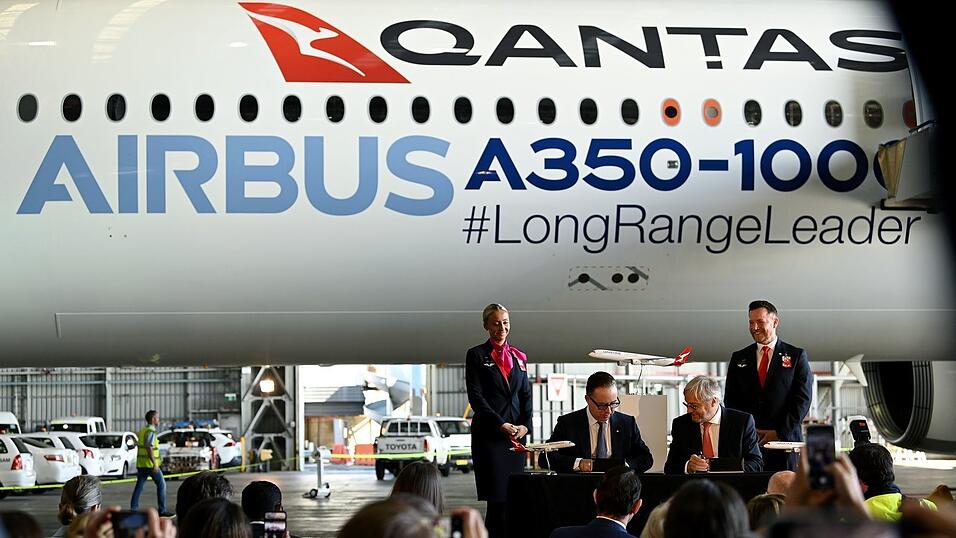 Schon 2022 kündigte Qantas mit «Project Sunrise» die längsten Nonstop-Flüge der Welt an. (Archivbild) Schon 2022 kündigte Qantas mit «Project Sunrise» die längsten Nonstop-Flüge der Welt an. (Archivbild)