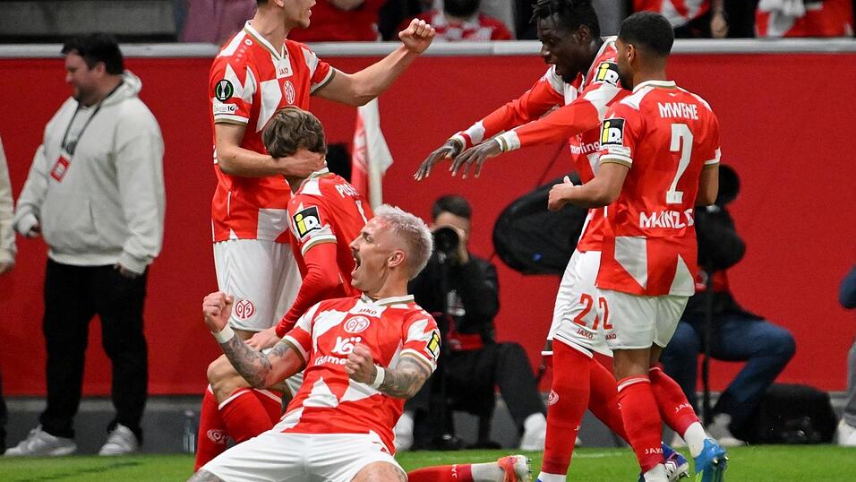 Der FSV Mainz 05 bejubelte in der ersten H&auml;lfte zwei Traumtore.