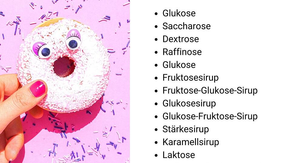 Lebensmittelhersteller verstecken Industriezucker raffiniert hinter verschiedenen Namen. Hier eine Liste mit möglichen Namen, hinter denen sich Zucker verbirgt. Lebensmittelhersteller verstecken Industriezucker raffiniert hinter verschiedenen Namen. Hier eine Liste mit möglichen Namen, hinter denen sich Zucker verbirgt.