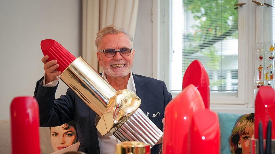 Sammelt gerne Lippenstifte: der Berliner Visagist René Koch.