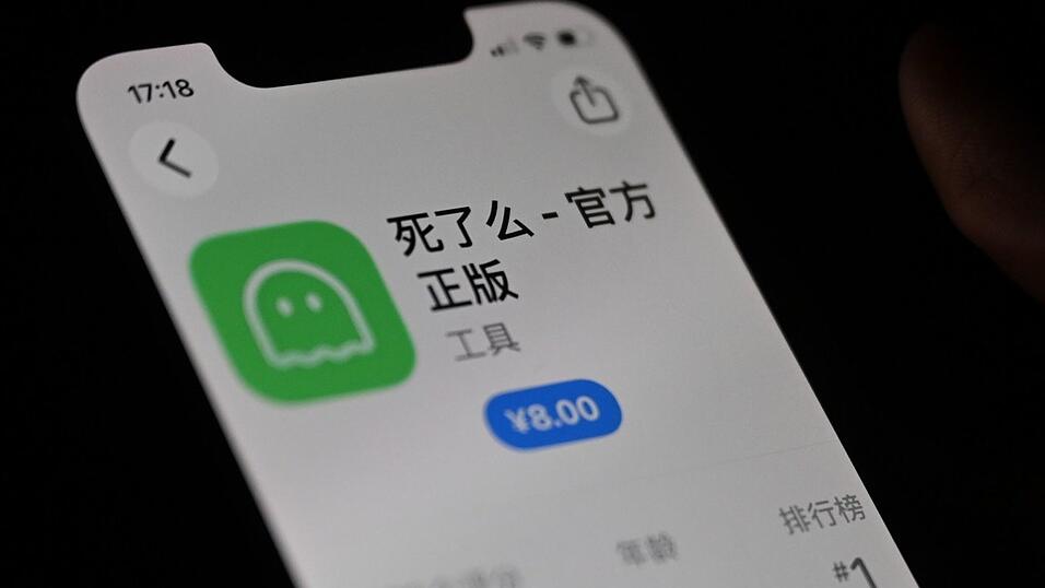 Im China meldet eine App t&auml;glich per Knopfdruck, ob Nutzer noch leben.
