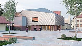 So k&ouml;nnte das Kulturhaus aussehen. Nach den aktuellen Planungen sollen die Bauarbeiten im Februar 2027 beginnen. Der Abschluss der Bauarbeiten ist f&uuml;r Ende 2028 vorgesehen.
