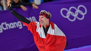 Ted-Jan Bloemen freut sich &uuml;ber Gold