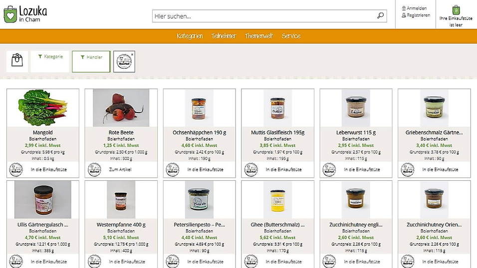 Regionale Angebote versammelt die Plattform Lozuka. Regionale Angebote versammelt die Plattform Lozuka.