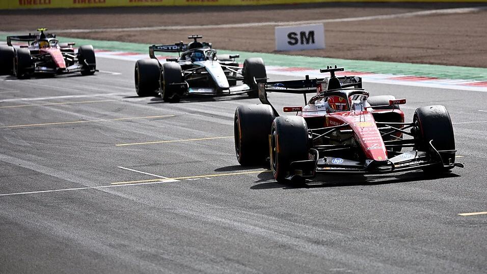 Charles Leclerc bleibt in Silverstone cool. Charles Leclerc bleibt in Silverstone cool.