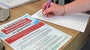 F&uuml;r den Erhalt des Krankenhauses in Vilsbiburg werden Unterschriften gesammelt. Die Aktion l&auml;uft noch bis 9. Mai.