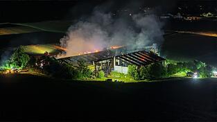&Uuml;ber 1.000 Schweine wurden bei dem Brand get&ouml;tet.
