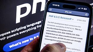 Eine Sicherheitslücke in der Webskriptsprache PHP gefährdet derzeit viele Webseiten. (Symbolbild) Eine Sicherheitslücke in der Webskriptsprache PHP gefährdet derzeit viele Webseiten. (Symbolbild)