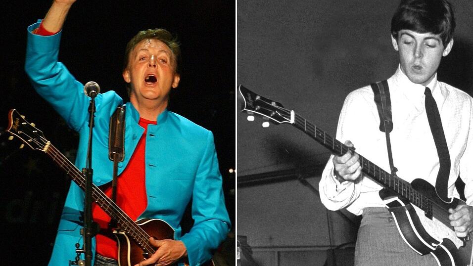 Der Musikinstrumenten-Hersteller H&ouml;fner hatte die Suche nach Paul McCartneys Bass-Gitarre unterst&uuml;tzt. (Archivbild)