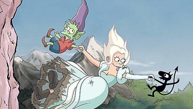 Wie es mit Prinzessin Bean weitergeht, zeigt die zweite Staffel von 'Disenchantment'. Bild: Netflix