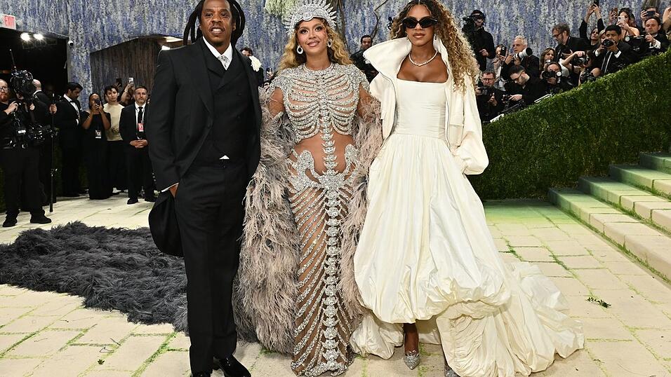 Musikerin Beyonc&eacute; kam mit Mann und Tochter zur &laquo;Party des Jahres&raquo;.