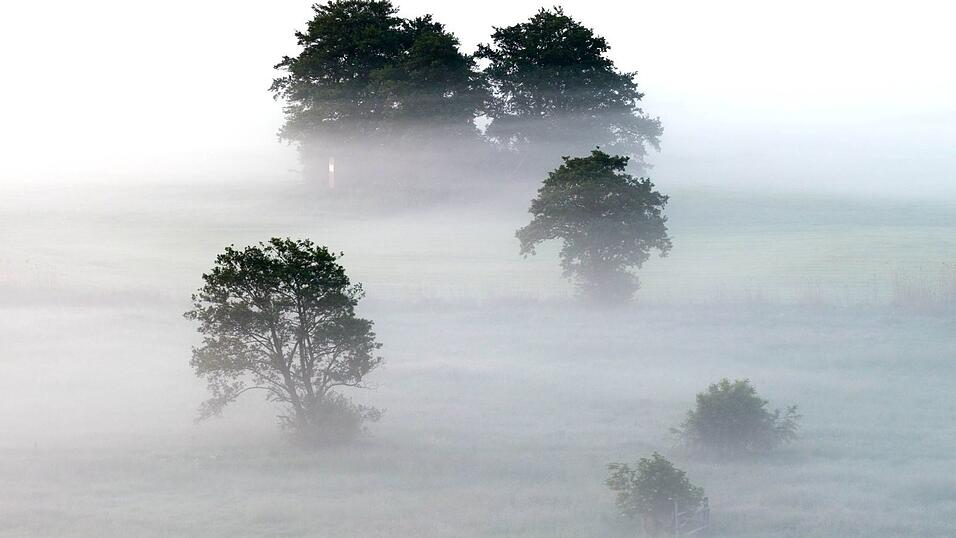 Im Norden, wie hier im Bremen, zeigte sich am Morgen dichter Nebel. Im Norden, wie hier im Bremen, zeigte sich am Morgen dichter Nebel.