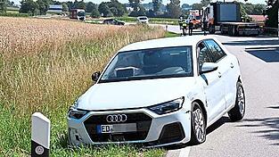 Der Unfallverursacher war mit dem Audi A1 unterwegs. Der Unfallverursacher war mit dem Audi A1 unterwegs.