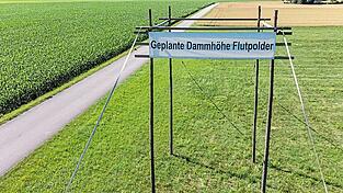 38 Maßgaben müssen laut dem Raumordnungsverfahren erfüllt sein, damit der Polder gebaut werden kann.