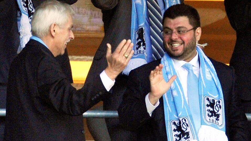 Das Lachen ist nicht nur Hasan Ismaik (r) vergangen. (Archivbild)
