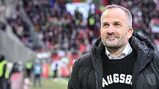 FCA-Interimscoach Baum steht vor seinem letzten Spiel. (Archivbild) FCA-Interimscoach Baum steht vor seinem letzten Spiel. (Archivbild)