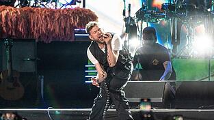 Hinter der Comic-Band Gorillaz verbergen sich der Blur-Sänger Damon Albarn und andere Künstler. (Archivbild)