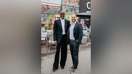 Bruce Darnell (links) und Cornelius Ross