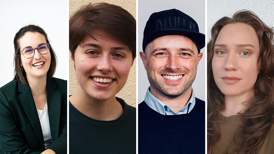 Von links: Jasmin Faulstich (up2you Landshut), Chris Hess (Queer in Niederbayern), Alexander Irmisch (Queeres Regensburg), Lisa Sommer (Queer in Niederbayern) Von links: Jasmin Faulstich (up2you Landshut), Chris Hess (Queer in Niederbayern), Alexander Irmisch (Queeres Regensburg), Lisa Sommer (Queer in Niederbayern)