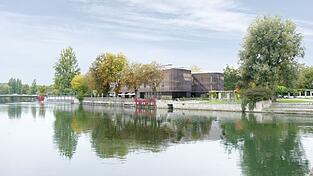 Bei der überarbeiteten Planung sollen unter anderem die Dachaufbauten minimiert werden, die auf dieser Visualisierung noch zu sehen sind. Bei der überarbeiteten Planung sollen unter anderem die Dachaufbauten minimiert werden, die auf dieser Visualisierung noch zu sehen sind.