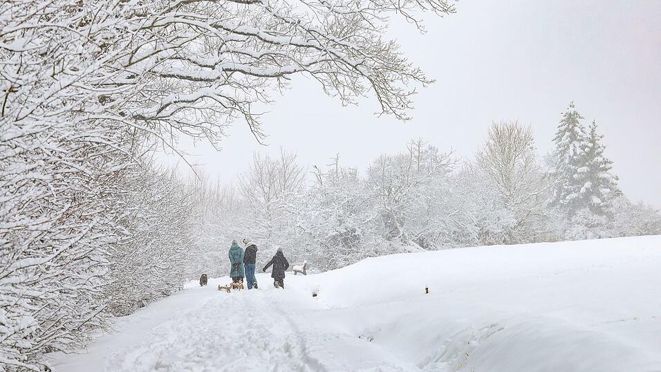 Franken ist derzeit tief verschneit. Franken ist derzeit tief verschneit.